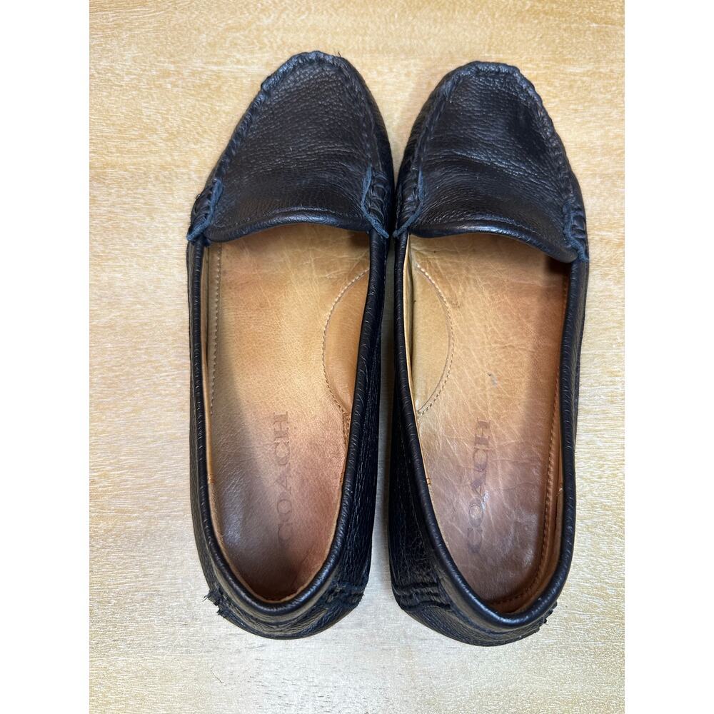 Coach Arlene black leather loafers Size 7.5B‎ - Picture 2 of 6